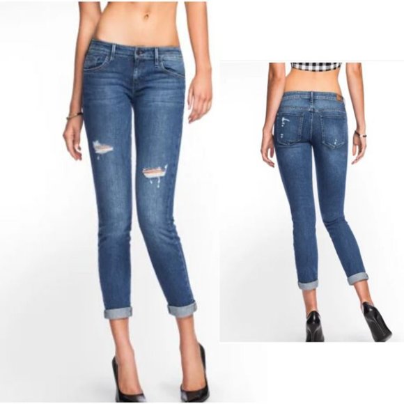 Guess Denim - Guess Kate Low Rise Ankle Cut off Jeans